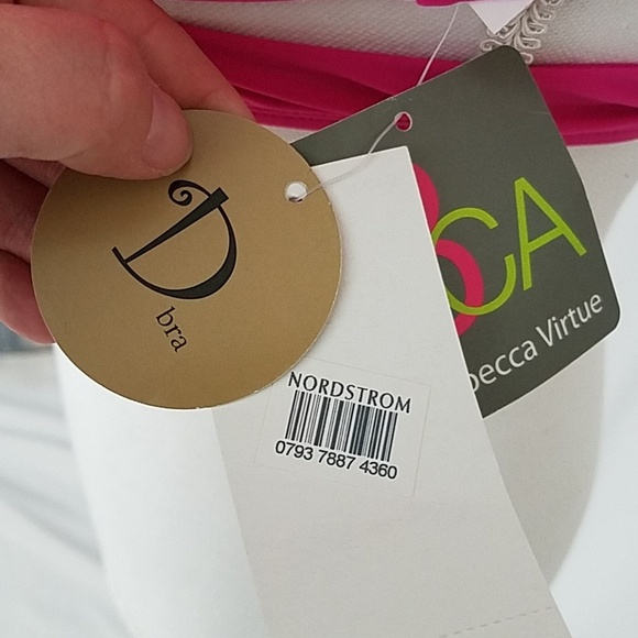 BCA by Rebecca Virtue D Bra PINK swim top nwt - Picture 6 of 6
